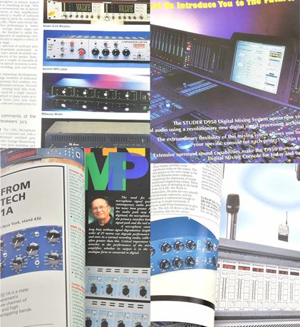 various-Studio Sound mags Jan 95 -  Dec 98